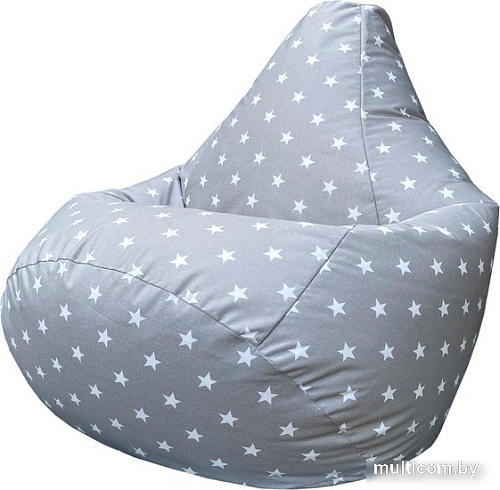 Кресло-мешок Flagman Груша Мега Г3.7-49 Звезды (серый)
