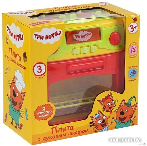 Кухонная плита игрушечная Играем вместе Три кота B1419392-R