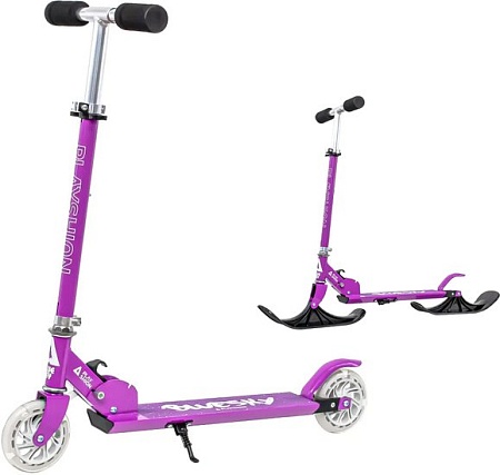 Самокат-снегокат Playshion Bluesky-SNW WS-SX003V (фиолетовый)