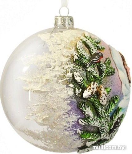 Елочные игрушки Грай Девушка и снегирь ШБ120-3