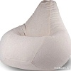 Кресло-мешок Sled Велюр 110x110x160 (белый)