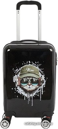 Чемодан-спиннер Grott 227-203/18-BLK (черный)