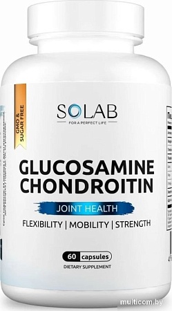 БАД Solab Хондроитин+Глюкозамин (60 капсул)