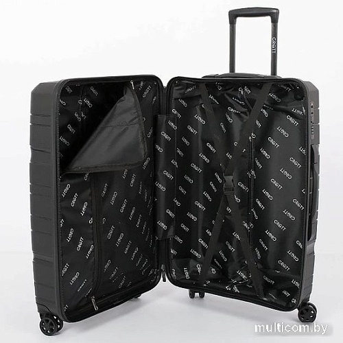 Чемодан-спиннер Grott 227-PP002/3-25 (черный)