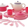 Набор игрушечной посуды Полесье Настенька с подносом на 2 персоны 3940