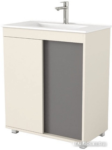 Дабер Тумба под умывальник 013 WeltWasser Deilbach 7517-70 Т13.7W.0.19 (бежевый/серый)