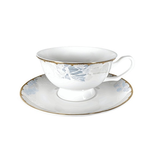 Чашка с блюдцем Mandarin Decor Шелк DS14F23089-220-2W