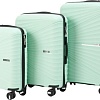 Комплект чемоданов Pride PP-9702 (3шт, мятный)