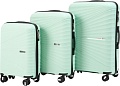 Комплект чемоданов Pride PP-9702 (3шт, мятный)