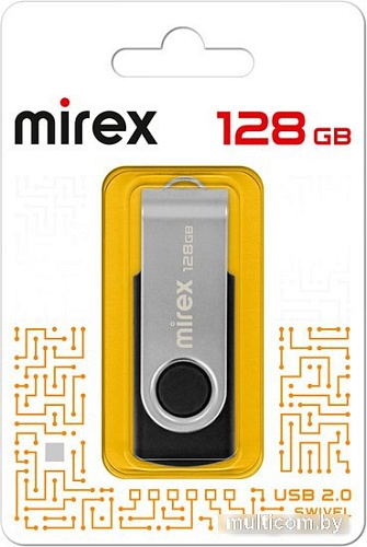 USB Flash Mirex Color Blade Swivel Rubber 2.0 128GB 13600-FMURS128