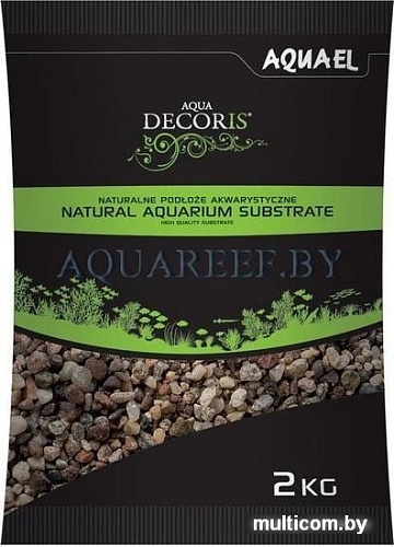 Грунт AquaEl Гравий натуральный 5-10 мм 2 кг