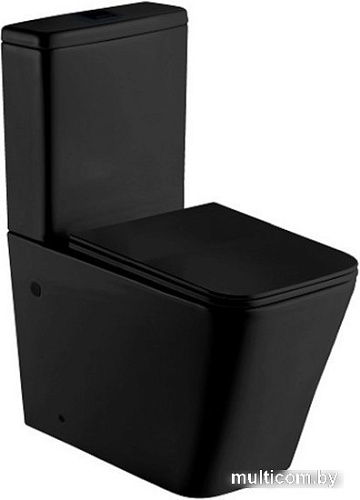 Унитаз WeltWasser Gelbach 001 XL MT-BL (черный матовый)