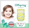 Подгузники Offspring XL 12+ кг Лимоны OF01XL30LM (30 шт)