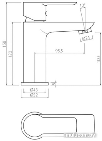 Смеситель RedBlu Origin Elegance 840210000