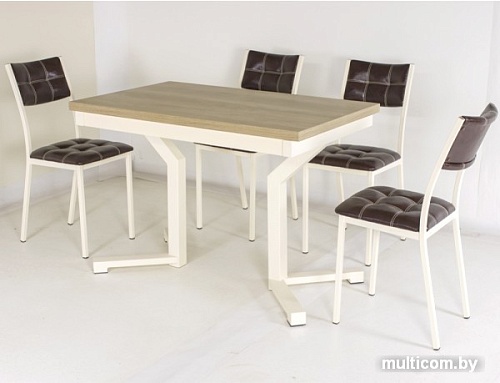 Обеденная группа AMC К6.1С321 (слоновая кость/венге/дуб небраска)