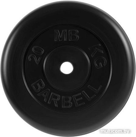 Диск MB Barbell Стандарт 26 мм (1x20 кг)
