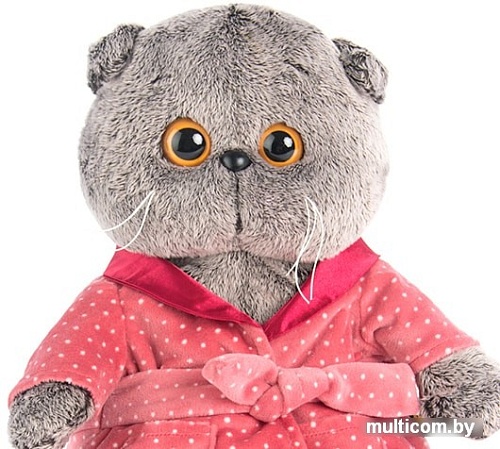 Мягкая игрушка Basik & Co Басик в халате (30 см)