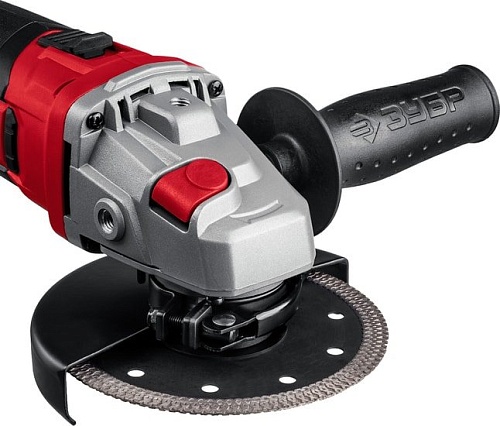 Угловая шлифмашина Зубр УШМ-18-125-41 (с АКБ, кейс)