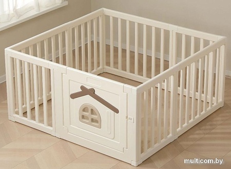 Игровой манеж UNIX kids Classic Tree House 130х130 Camel