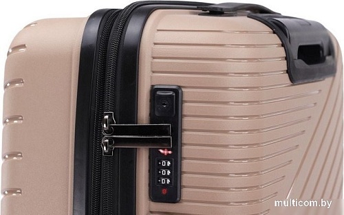 Чемодан-спиннер Pride РР-202 (S, капучино)