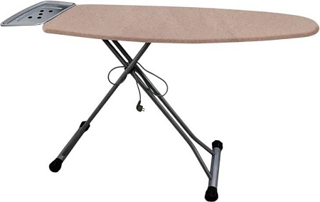 Чехол для гладильной доски Comfort Alumin С подложкой 110x33см (лен/пыльная роза)