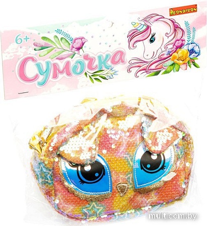 Сумочка-игрушка Bondibon Кошка с пайетками ВВ4915