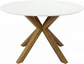 Кухонный стол AksHome Dolce 79606 (белый/дуб натуральный)