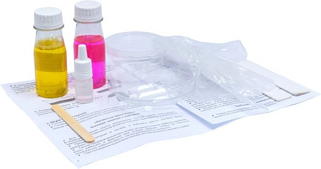 Набор для опытов Lori Химические опыты 2в1. Style Slime и лучистый кристалл Оп-060