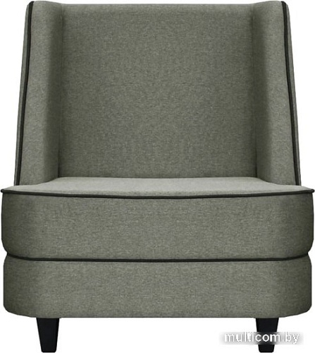 Интерьерное кресло Brioli Рико (рогожка, J20 серый/темные ножки)