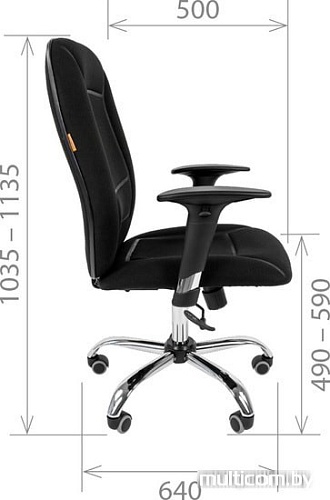 Кресло CHAIRMAN 888 (черный)