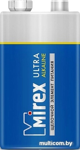 Батарейки Mirex Ultra Alkaline 9V 6LR6-E1