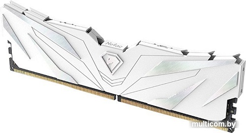 Оперативная память Netac Shadow II White 16ГБ DDR5 4800 МГц NTSWD5P48SP-16W