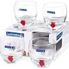Набор бокалов для вина Luminarc Drip red E5171
