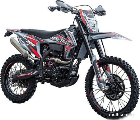 Мотоцикл Nine Fox Trekker 300 (черный/красный)