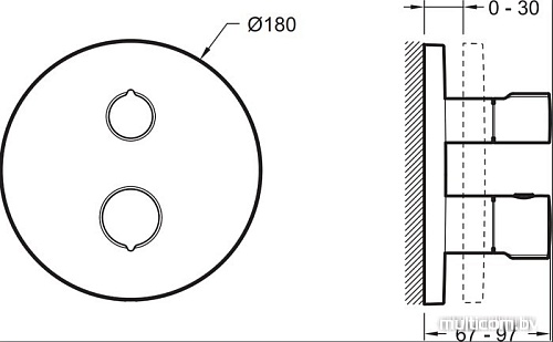 Смеситель Jacob Delafon Modulo E75390-CP