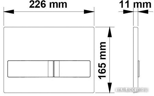 Панель смыва Berges Wasserhaus Novum L5 Soft Touch (черный)