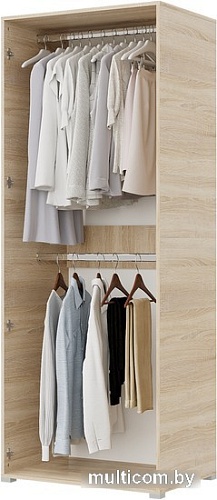 Шкаф распашной Горизонт 900 2х ств (дуб сонома/дуб сонома)