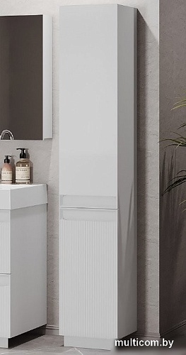 Belux Шкаф-пенал Базель П 35 (18, белый матовый)