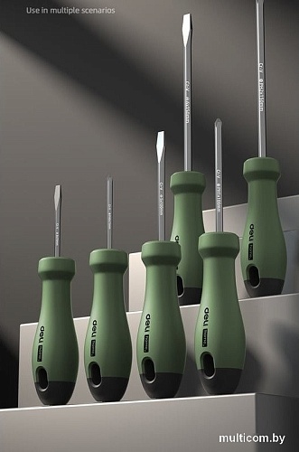 Набор отверток Deli HT1006L (6 предметов)