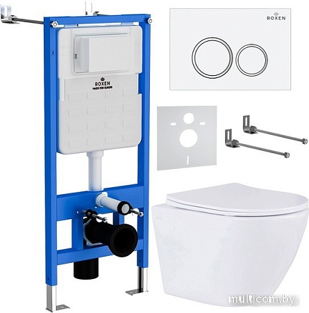 Унитаз подвесной Roxen StounFix Slim 501057