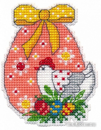 Набор для вышивания Овен Магнит. Курочка 1463