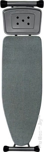 Чехол для гладильной доски Comfort Alumin С подложкой 130x50см (лен/серый базальт)