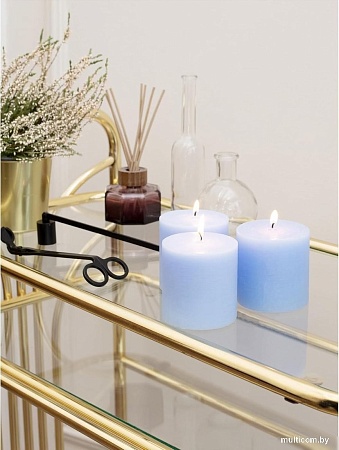 Набор свечей Мелт 75 мм (3 шт, голубой)