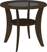 Журнальный столик Кортекс-мебель Лотос-2 км.00170 (венге темный)