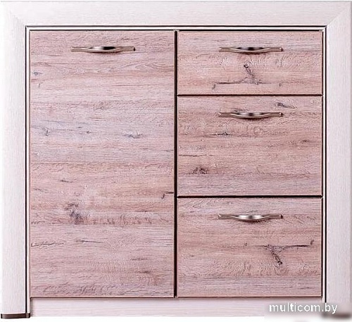 Тумба Anrex Olivia 1D3S Вудлайн Кремовый/ Дуб Анакона