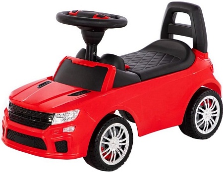 Каталка Полесье SuperCar №6 со звуковым сигналом 84590 (красный)