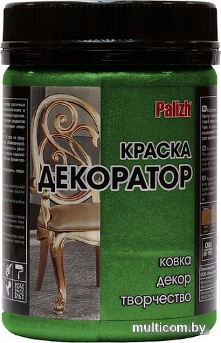 Краска Palizh Декоратор (малахит, 0.25 кг)
