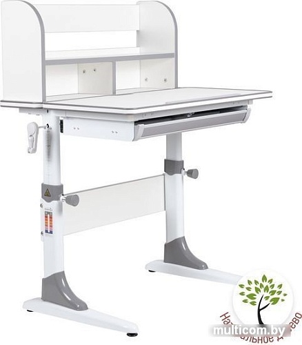 Парта Anatomica Study-80 Lux (белый/серый)
