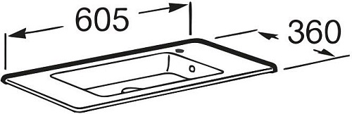 Умывальник Roca Unik Debba 60 732799H00Y
