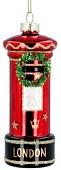 Елочная игрушка Gisela Graham London Christmas. Почтовый ящик с венком 860